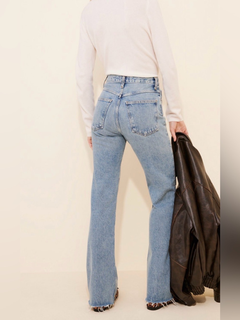 Agolde Leena Baby Flare Jeans - Picture 2 of 8